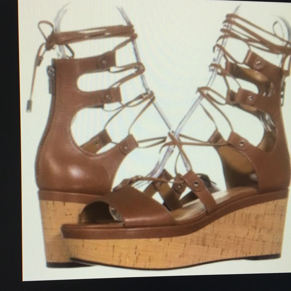 Coach Barkley Platform Wedge Sandals (8) - Picture 1 of 6